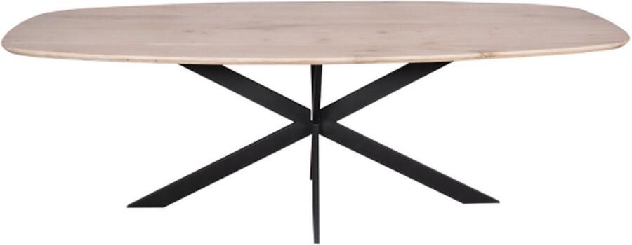 Starfurn Eettafel Ferris Deens Ovaal Naturel Eikenhout 240x110x76cm