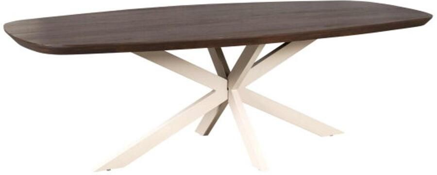 Starfurn Eettafel Madison Brown 240 cm Deens Ovaal Poot Sand - Foto 2