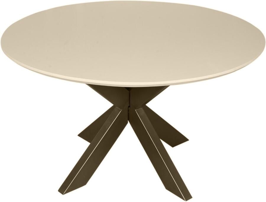 Starfurn Eettafel Madison Rond Zandkleur Hout 130x130x76cm - Foto 2