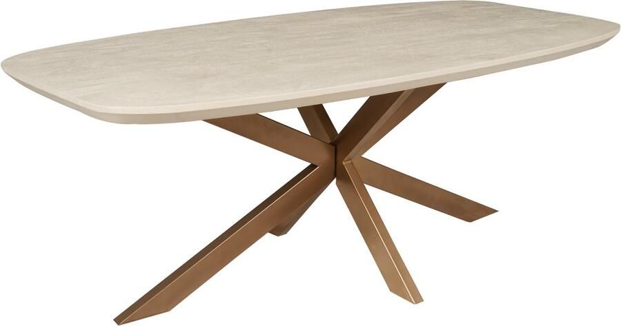 Starfurn Eettafel Madison Sand 280 cm Deens Ovaal