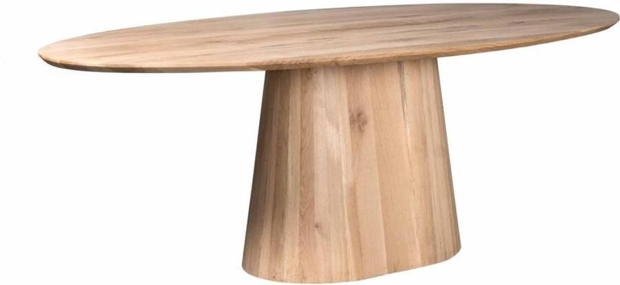 Starfurn Eettafel Riga Ovaal Naturel Hout 210x110x76cm