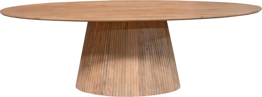 Starfurn Eettafel Solana 240 cm Naturel Ovaal