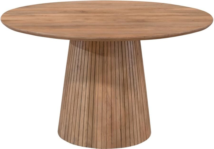 Starfurn Eettafel Solana Rond Naturel Hout 130x130x76cm