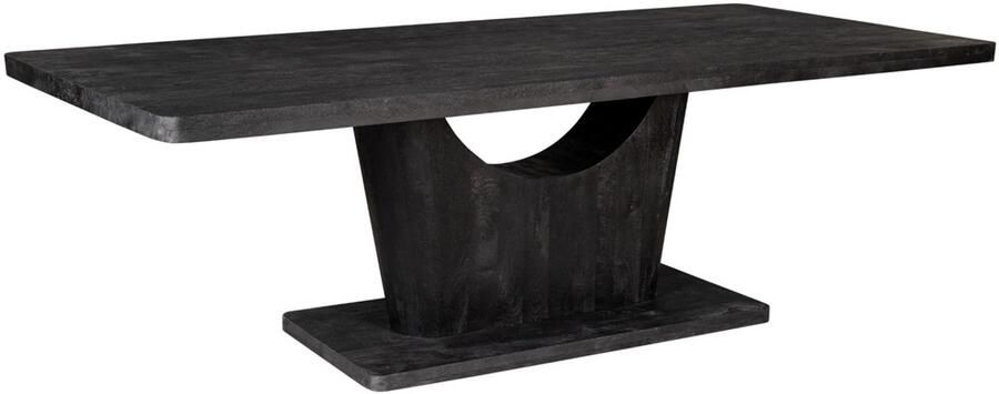 Starfurn Eettafel Voco Rechthoek Zwart Hout 240x110x76cm