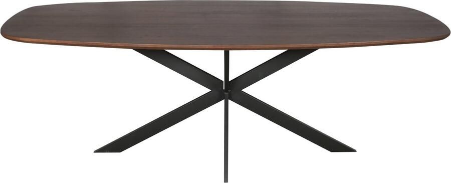 Starfurn Eiken eettafel Ferris Deens Ovaal 240 cm Walnoot