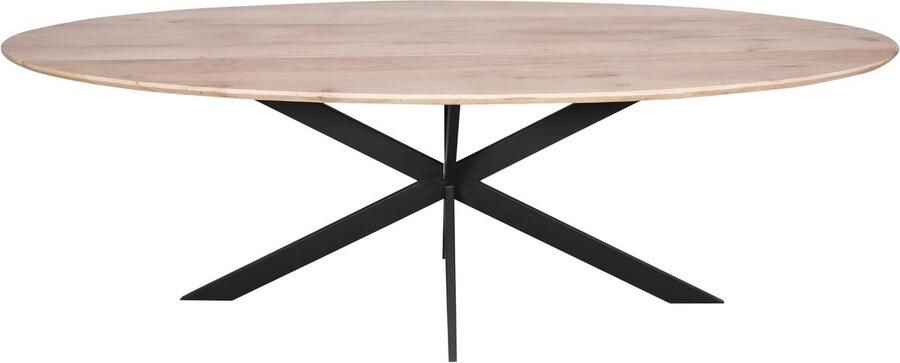 Starfurn Eiken eettafel Ferris Ovaal 210 cm Naturel