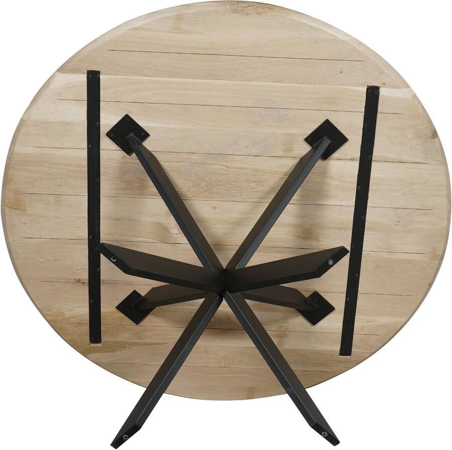 Starfurn Eiken eettafel Ferris Rond 110 cm Naturel