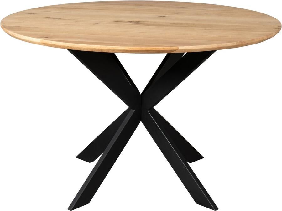 Starfurn Eiken eettafel Ferris Rond 130 cm Naturel