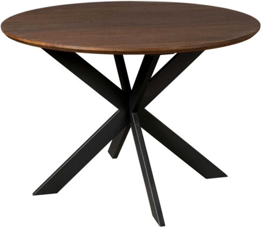 Starfurn Eettafel Ferris Rond Bruin Hout 150x150x76cm