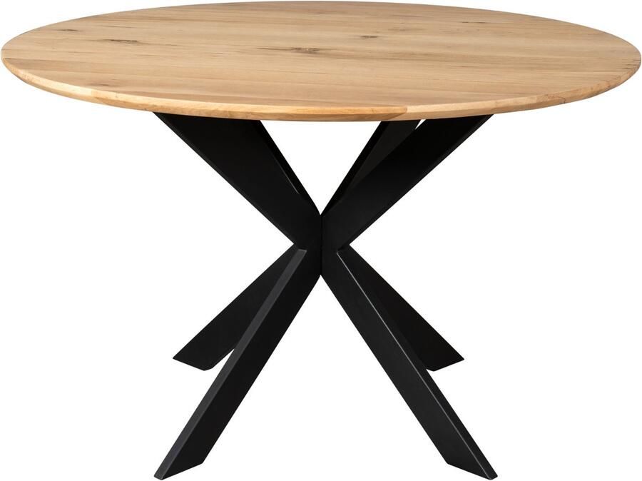 Starfurn Eiken eettafel Ferris Rond 150 cm Naturel