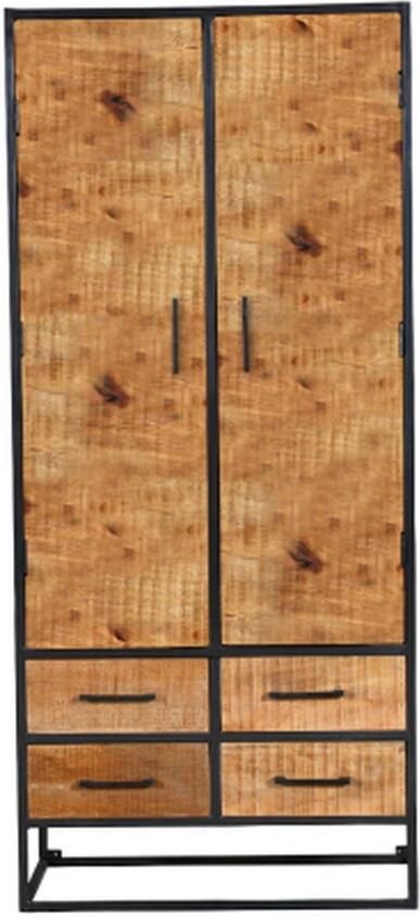 Starfurn Kabinet Denver | Mangohout en staal | 90 cm STF-3012 - Foto 3
