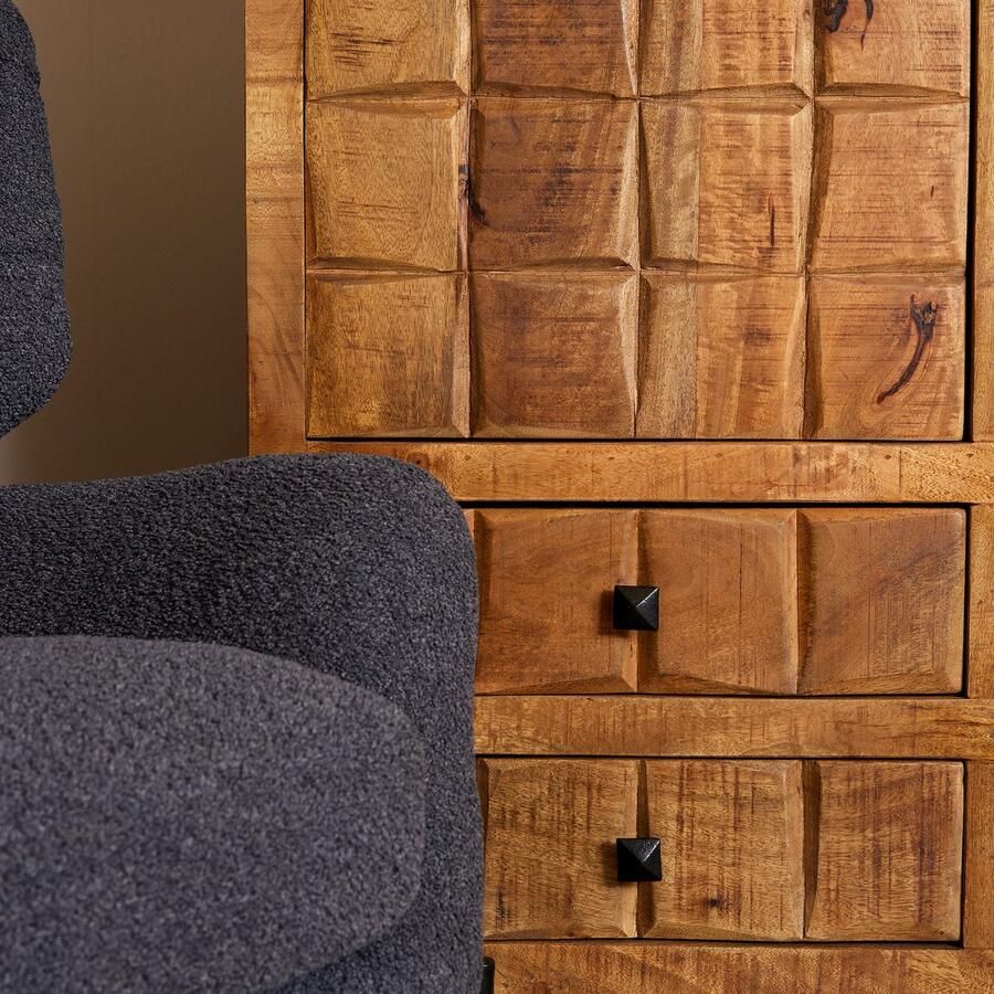 Starfurn Kabinetkast Brandy Naturel 2 Deuren 4 Lades - Foto 3