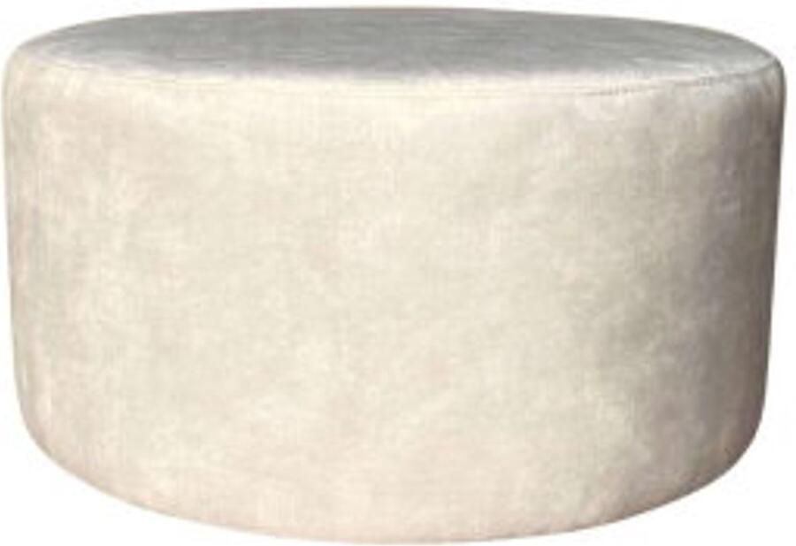 Meubelplaats My Sofa Hocker Rond 60 cm Adore 102 Creme