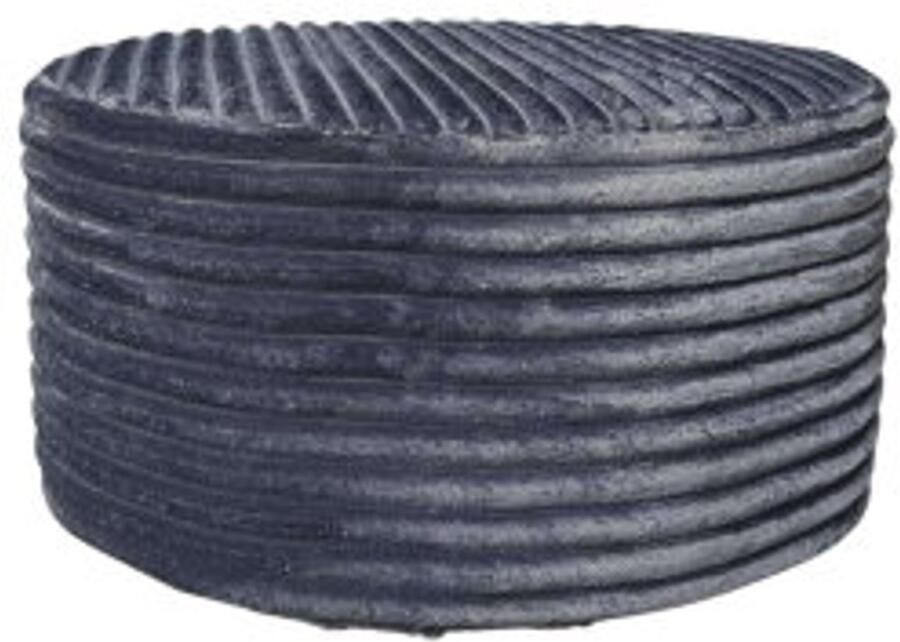 Meubelplaats My Sofa Hocker Rond 60 cm Tilia 85 Antraciet