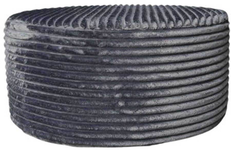 Meubelplaats My Sofa Hocker Rond 80 cm Tilia 85 Antraciet