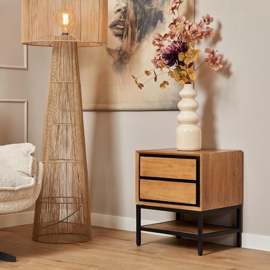 Starfurn Nachtkastje RichWood Bruin Hout 45x40x53cm