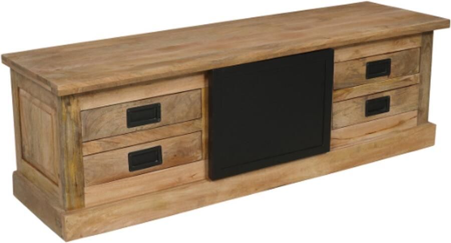 Starfurn Tv-meubel Nashville Rechthoek Naturel Hout 155x45x50cm - Foto 2