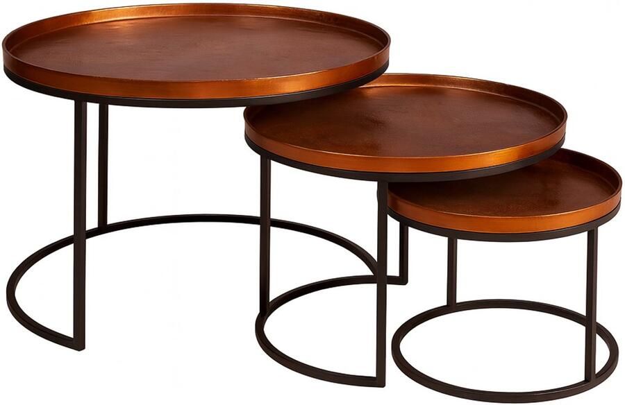 Starfurn Salontafel Clive | 70 cm | Set van 3-STF-2331 - Foto 3