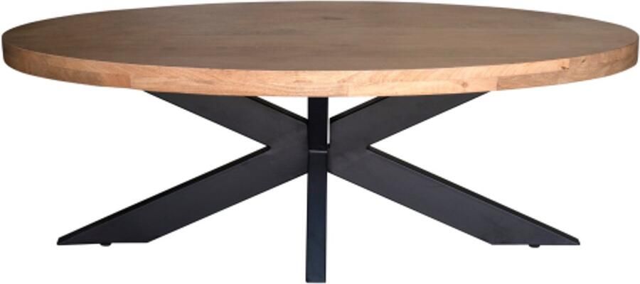 Starfurn Salontafel Denver Ovaal Naturel Hout 130x70x46cm - Foto 2