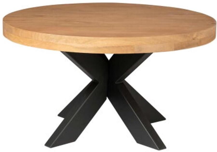 Starfurn Salontafel Denver Rond Naturel Hout 80x80x46cm