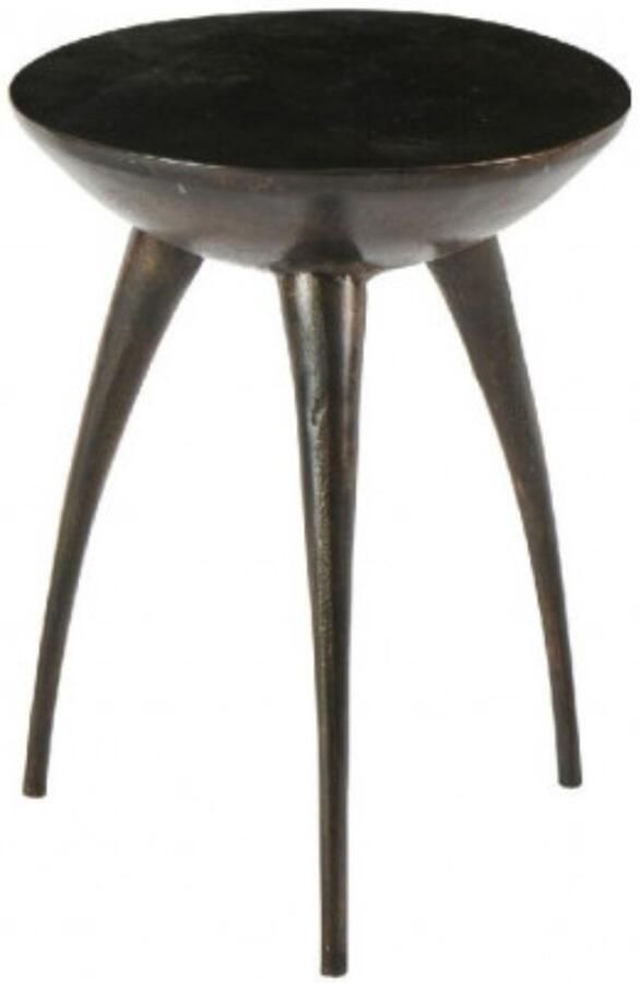 Starfurn Salontafel Elze Rond Zwart Metaal 38x38x55cm