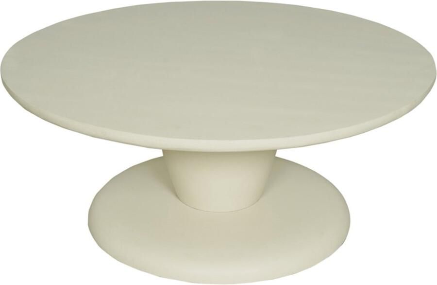 Starfurn Salontafel Mabel Rond Wit Hout 90x90x38cm