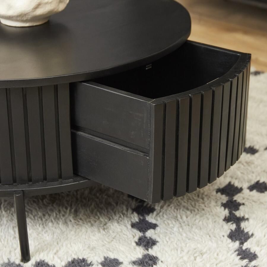 Starfurn Salontafel Madison Black | 80 cm | Rond-STF-5760 - Foto 3