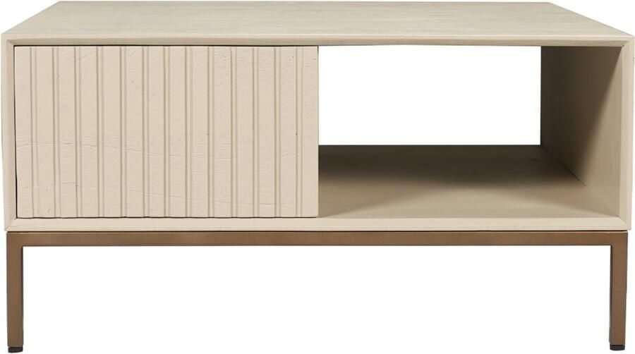 Starfurn Salontafel Madison Vierkant Zandkleur Hout 80x80x40cm - Foto 2