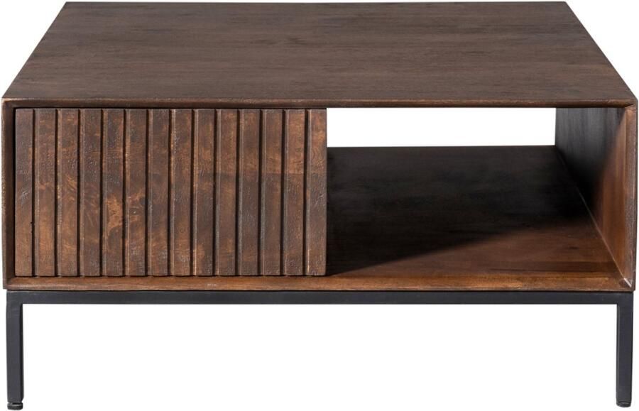 Starfurn Salontafel Madison vierkant 80 cm bruin