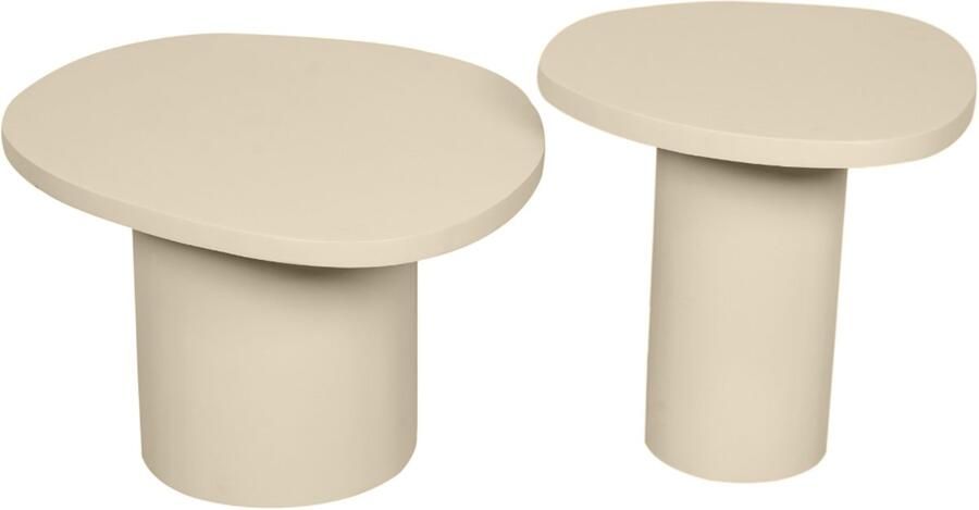 Starfurn Salontafel Mirre set van 2 zand