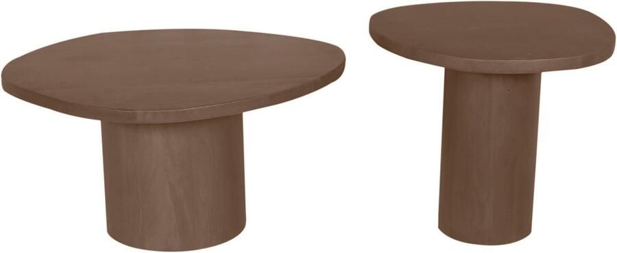 Starfurn Salontafel Mirre Walnut Set van 2