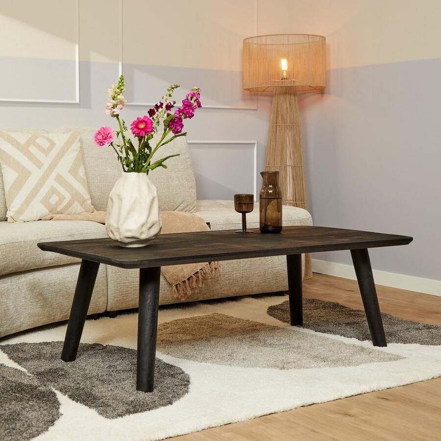 Starfurn Salontafel Omaha Zwart Mangohout