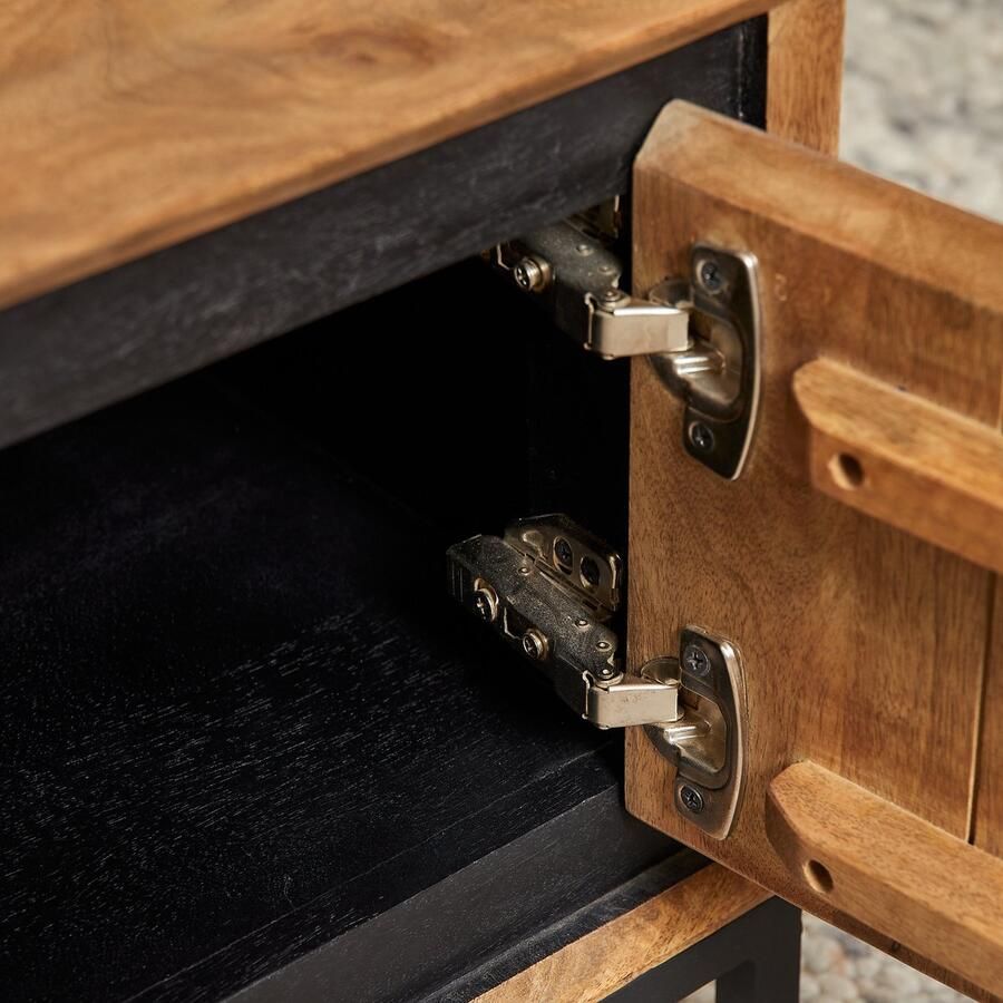 Starfurn Salontafel RichWood Vierkant Naturel Hout 80x80x40cm - Foto 2