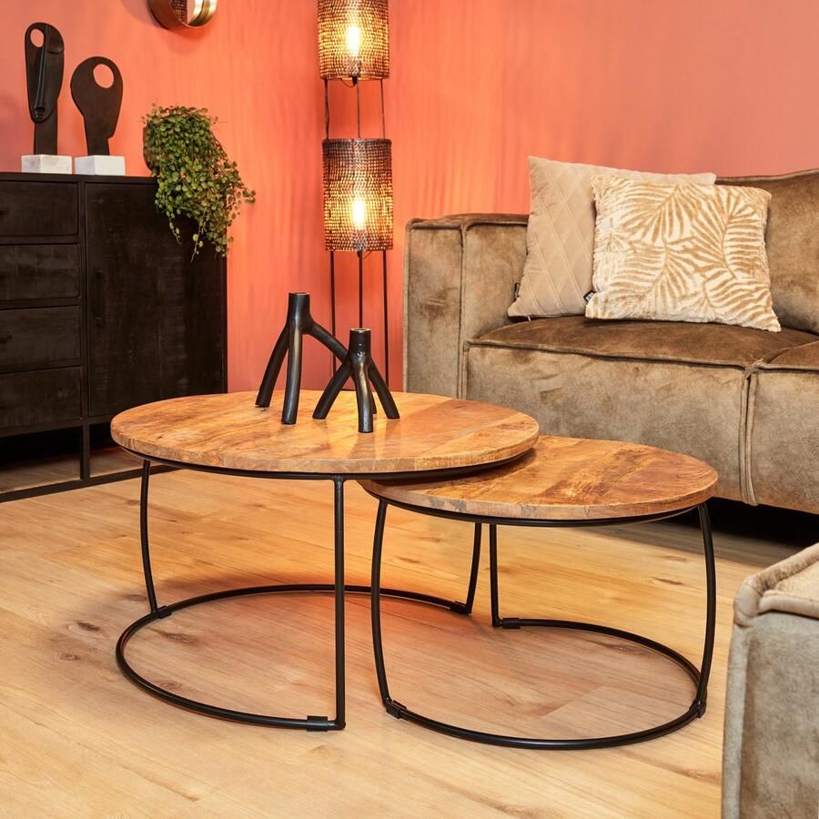 Starfurn Salontafel Set Coco Naturel Mangohout