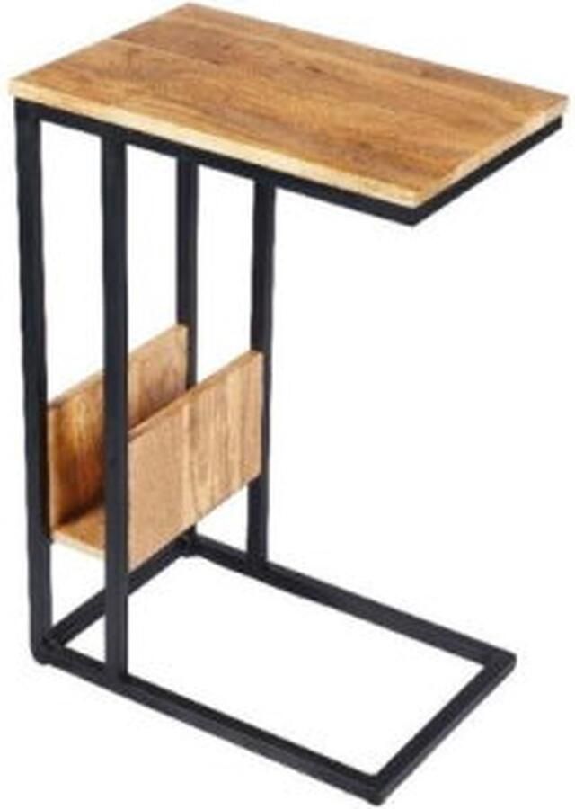 Starfurn Laptoptafel Slider Rechthoek Naturel Hout 48x32x72cm - Foto 2