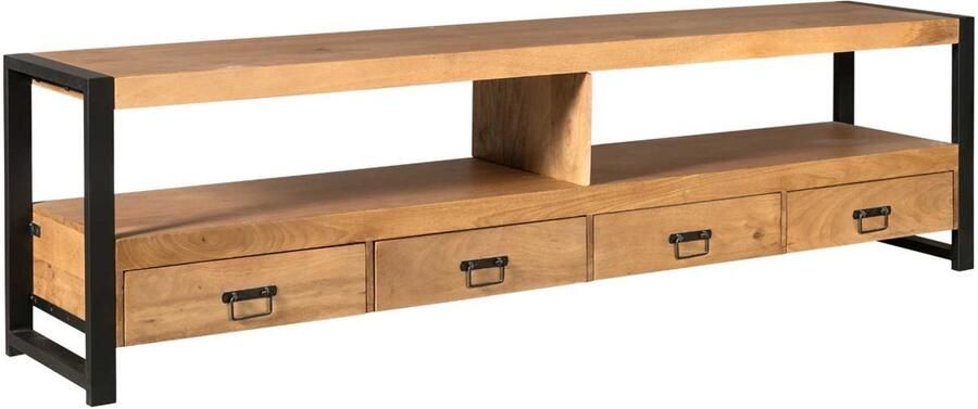 Starfurn Tv-Meubel Boaz Mangohout Naturel 220cm - Foto 4