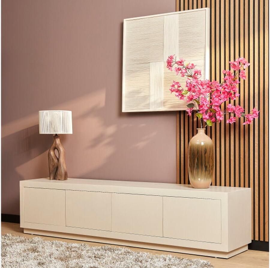 Starfurn Tv-meubel Brussel Zandkleur Hout 200x42x46cm