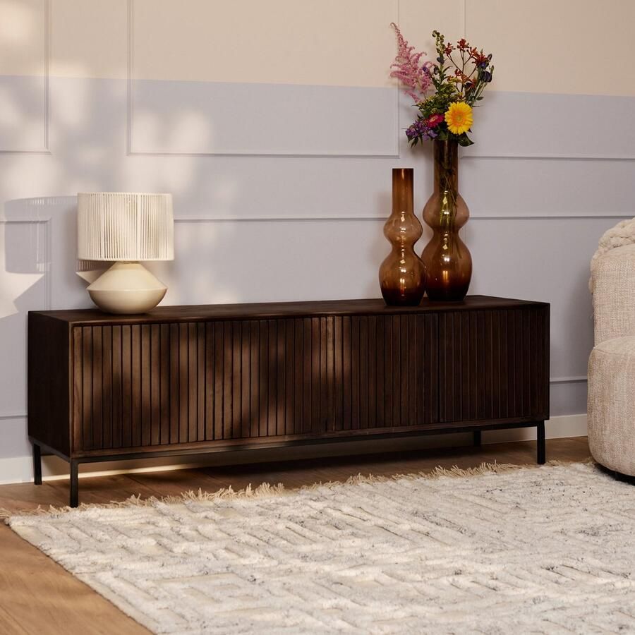 Starfurn Tv-meubel Madison Bruin Hout 165x45x55cm