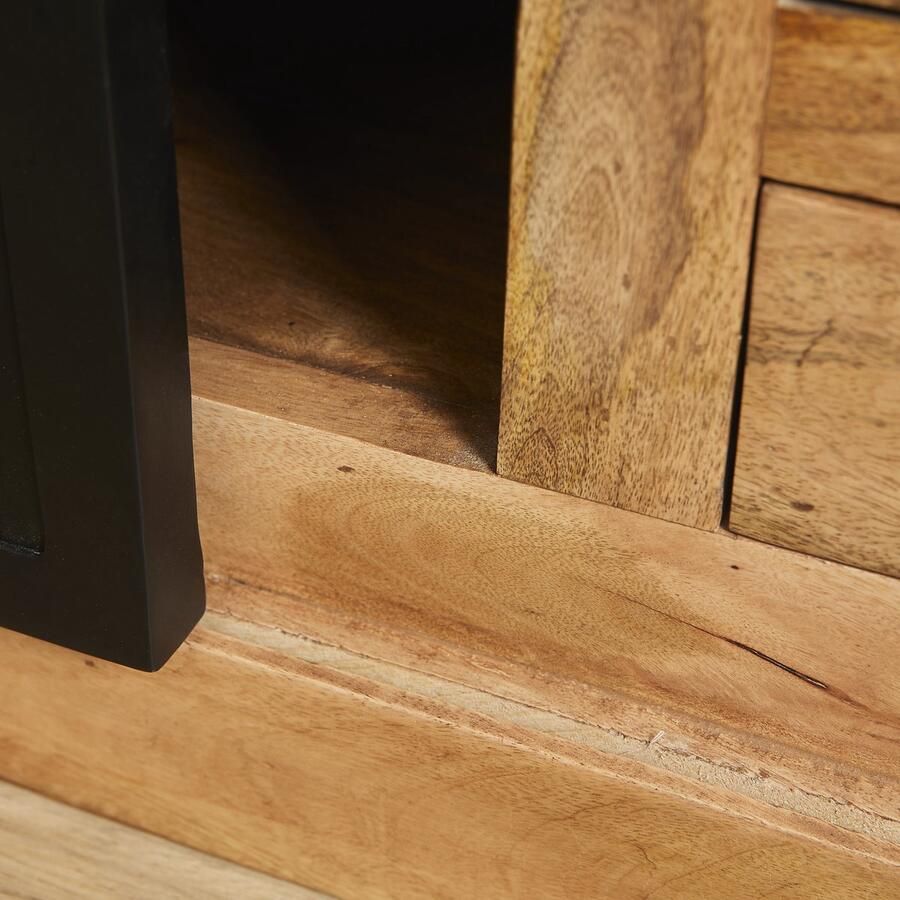 Starfurn Tv-meubel Nashville Rechthoek Naturel Hout 155x45x50cm