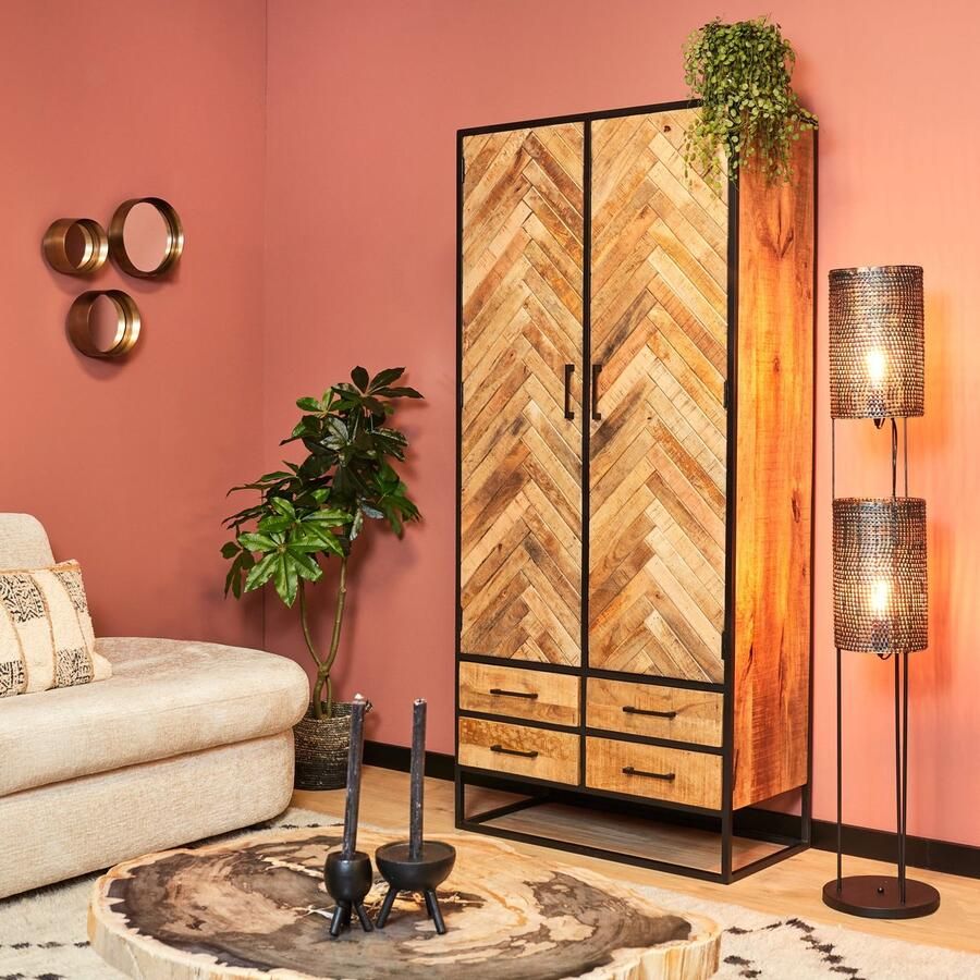 Starfurn Meubels4nu Opbergkast Arlington Opbergkast Mangohout Gratis montage - Foto 3