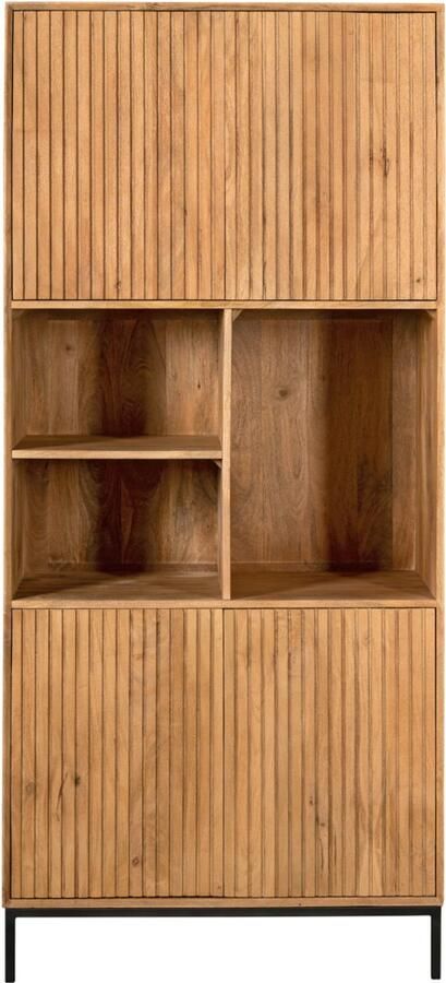 Starfurn Vakkenkast Madison Naturel Hout 90x45x200cm - Foto 2