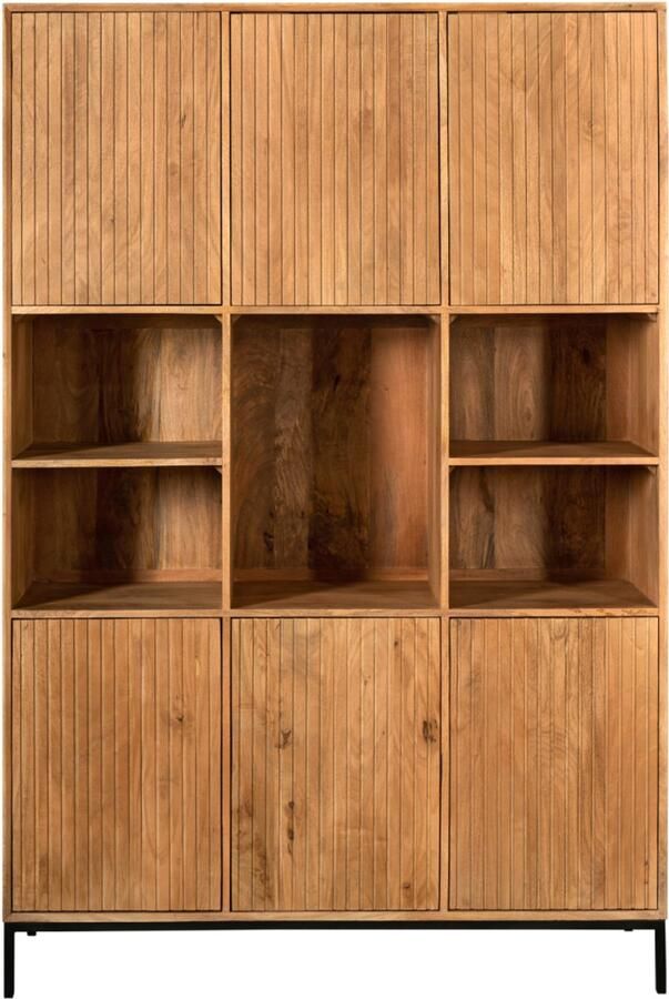 Starfurn Vakkenkast Madison XL Naturel Hout 135x45x200cm - Foto 2