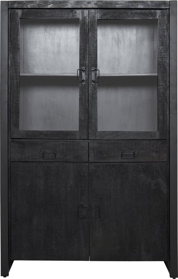 Starfurn Vitrinekast Boaz Black | 115 cm|STF-814 - Foto 3