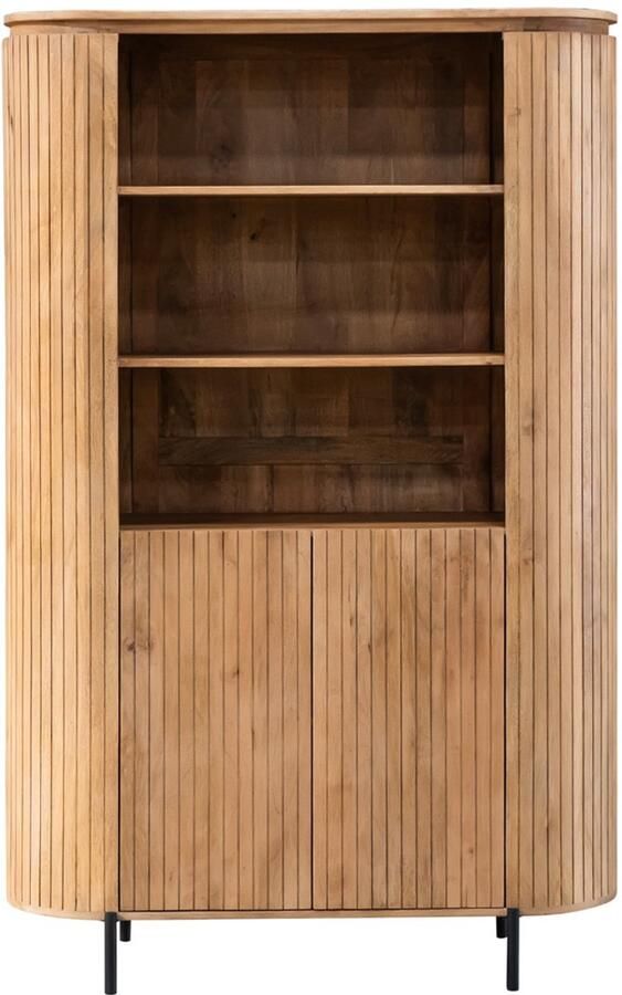 Starfurn Wandkast Solana Naturel Hout 115x45x180cm