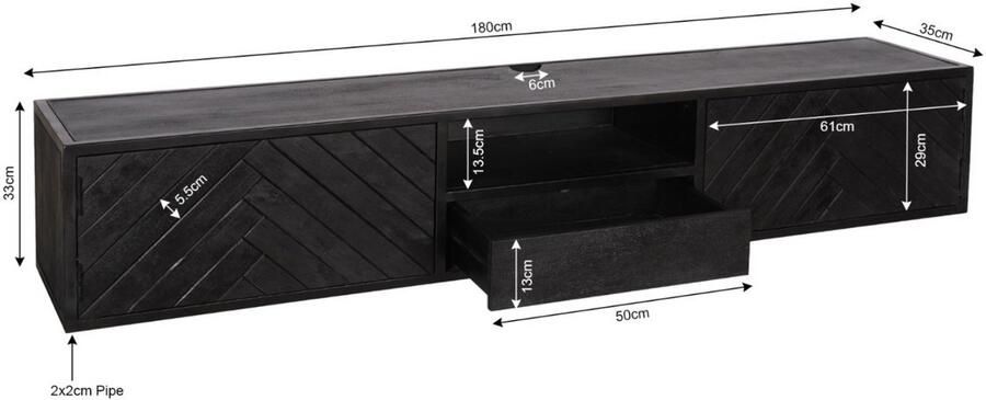 Starfurn Zwevend tv meubel New York 180 cm