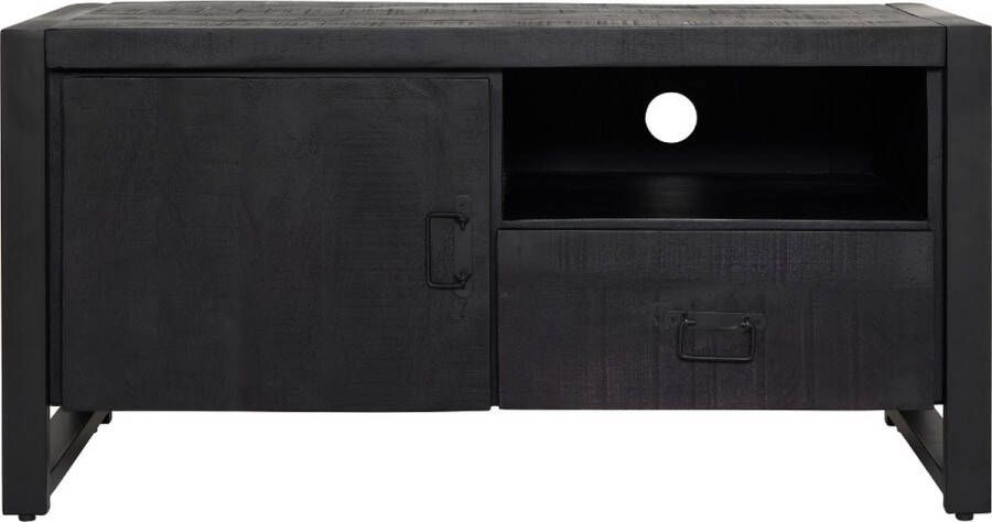 Starfurn Tv meubel Boaz Black 110 cm | Een deur en open vak STF-821 - Foto 4