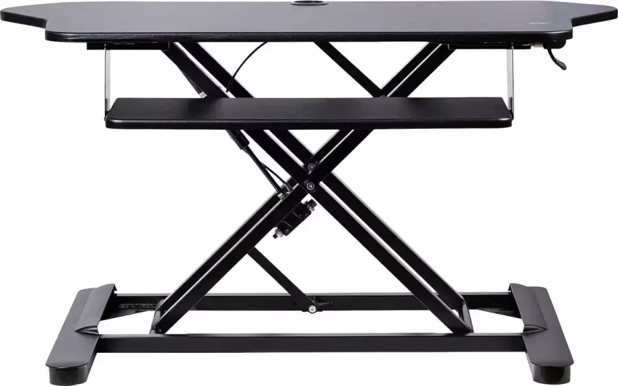 Startech Corner Sit Stand Desk Converter 35x21in