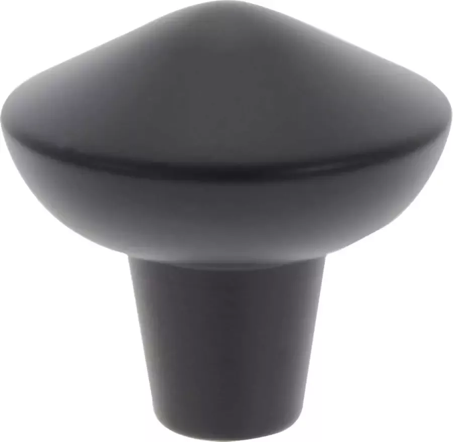 STARX Knop punt rond 30mm mat zwart