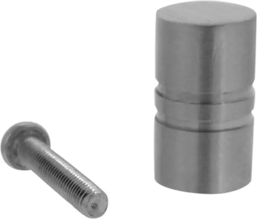 STARX Knop recht diameter 13mm RVS
