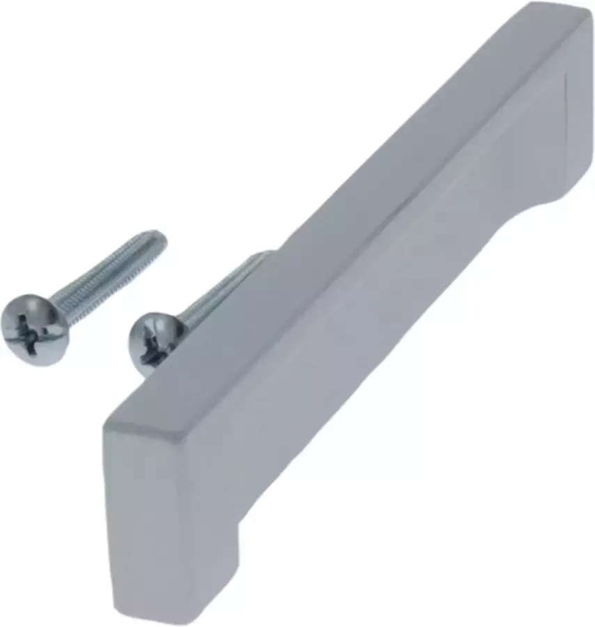 STARX Meubelgreep rechthoekig 96mm aluminium